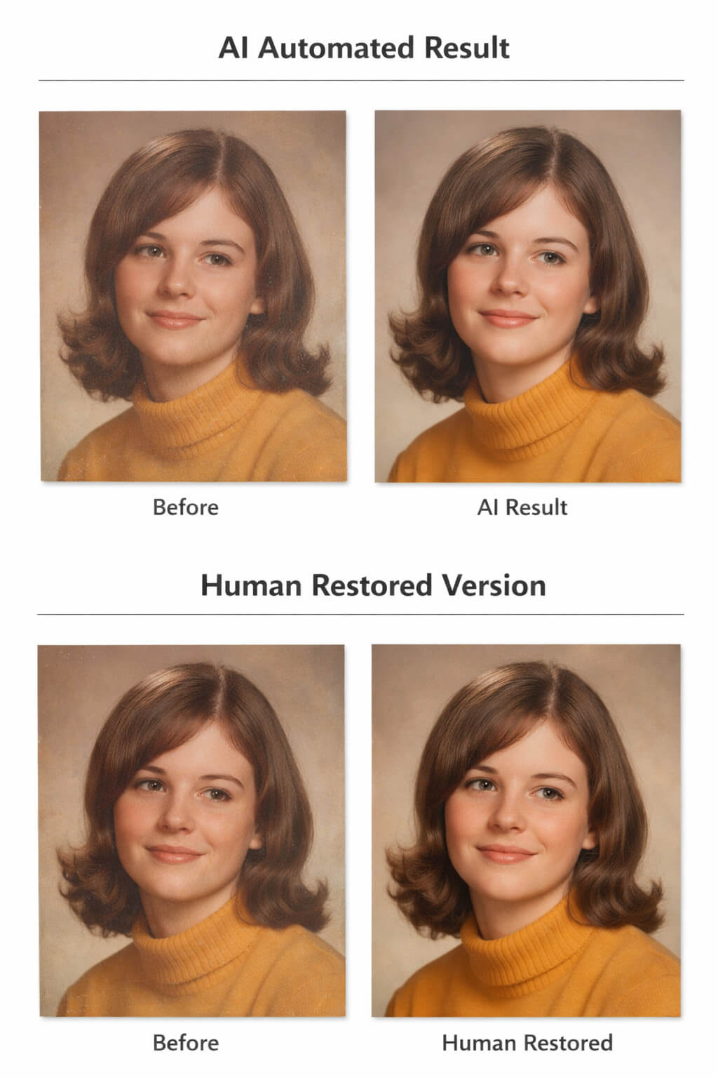 Case Study: Human Retouching vs AI Automation